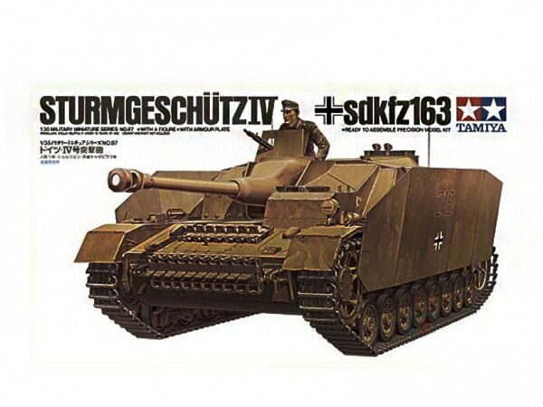 Сборная модель - Нем. САУ на гусеничном ходу Sturmgeschutz IV SdKfz163 (1 фиг