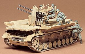 Сборная модель - German Flakpanzer Mobelwagen Немецкая самоходная зенитная ус