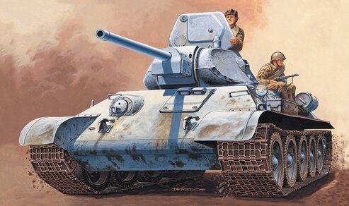 Сборная модель - Танк T-34/76 M42