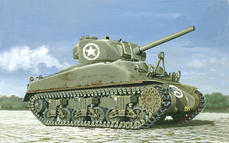 Сборная модель - Танк М4 Sherman