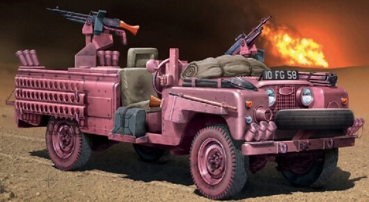Сборная модель - Машина разведки "Pink Panther"