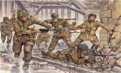 Сборная модель - Солдатики Britich Paratroopers (WWII)