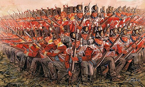 Сборная модель - НАПОЛЕОНИКА: Британская пехота 1815