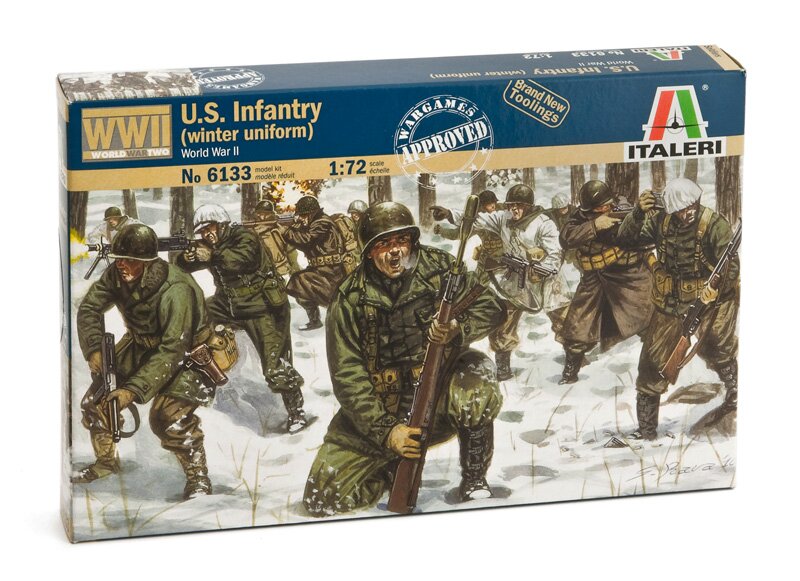 Сборная модель - Американская пехота в зимней форме WWII