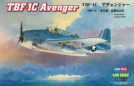 Сборная модель - Самолет TBF-1C Avenger