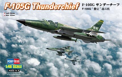 Сборная модель - Самолет F-105G Thunderchief