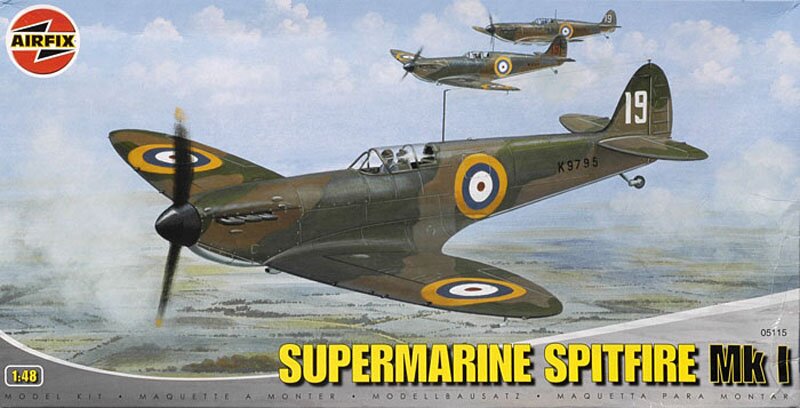 Сборная модель - Самолет SUPERMARINE SPITFIRE Mkl