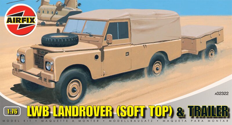 Сборная модель - Грузовик с трейлером LWB LANDROVER(SFT TOP)