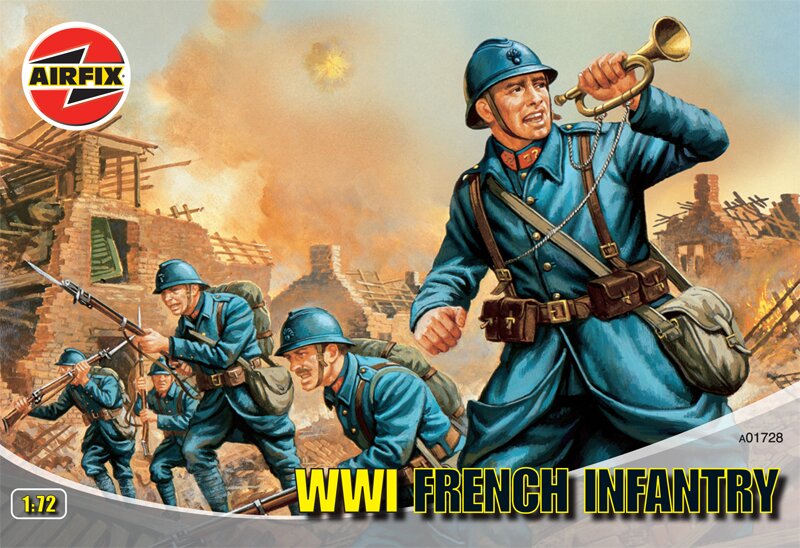 Сборная модель - Французская пехота второй мировой войны