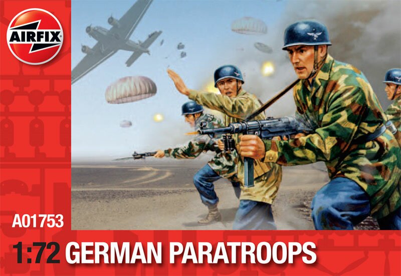 Сборная модель - Немецкие парашютисты