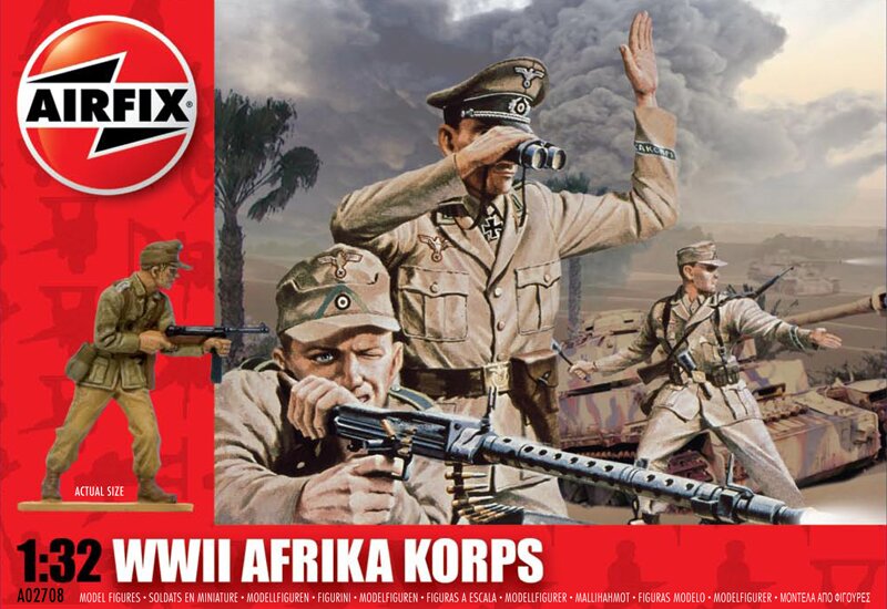 Сборная модель - Немецкая пехота. Африка