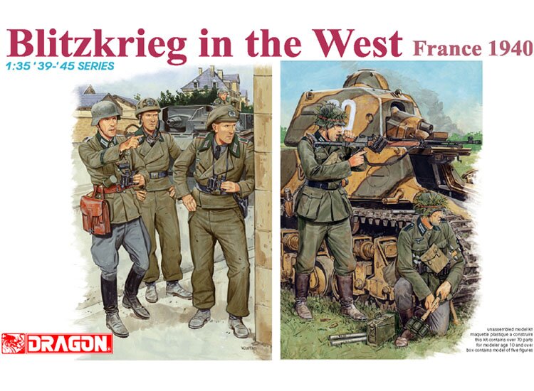 Сборная модель - Солдаты BLITZKRIEG IN THE WEST (FRANCE 1940)