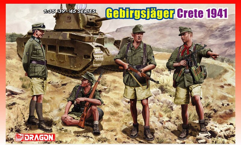 Сборная модель - Немецкие горные стрелки Крит.1941