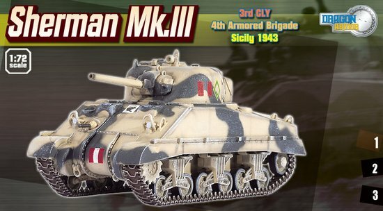 Танк Sherman Mk.III, 3rd County of London Yeomanry, Sicily, 