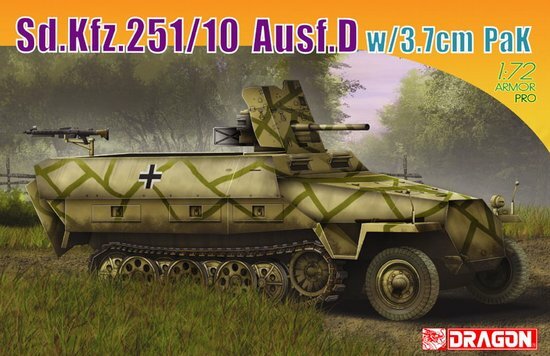 Сборная модель - Бронетранспортер Sd.Kfz.251/10 Ausf.D w/3.7cm PaK