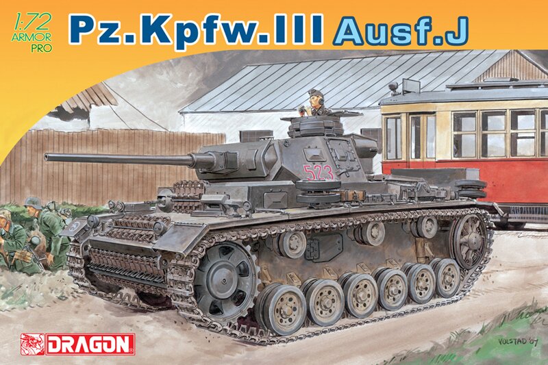 Сборная модель - 1/72 Танк Pz.HI Ausf. J поздний