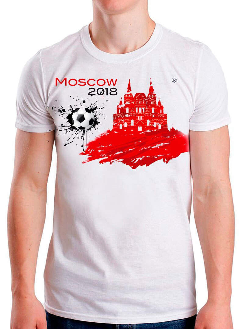 модель Футболка ЧМ 2018 4 белая 54