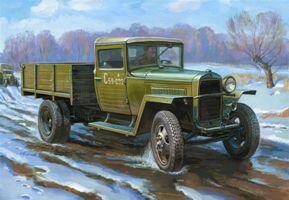 Сборная модель - Советский армейский грузовик образца 1943 года ГАЗ–ММ