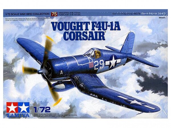 модель Vought F4U-1A Corsair Американский палубный истребитель