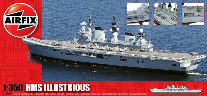 Сборная модель - Британский авианосец Илластриус - HMS Illustrious 1/350
