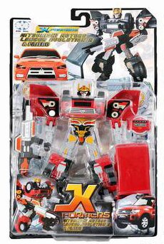 Трансформер робот Mitsubishi Lancer X (Красный)