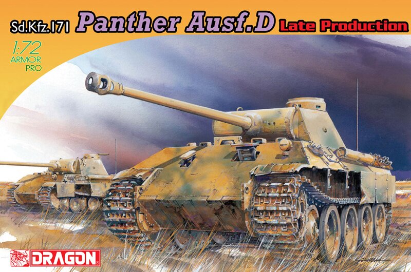 Сборная модель - Танк Sd.Kfz.171 Panther Ausf.D поздний